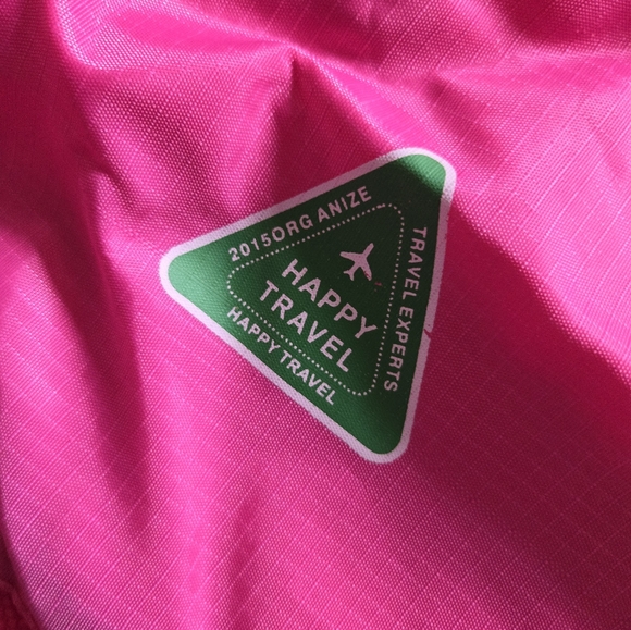Organize Happy Travel Zippered Pink Bag 2015 - Picture 6 of 10